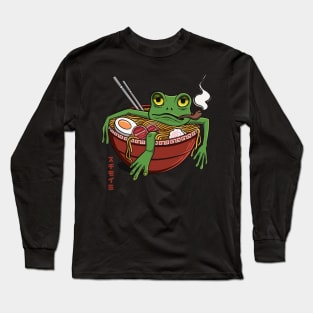 Frog Ramen Long Sleeve T-Shirt